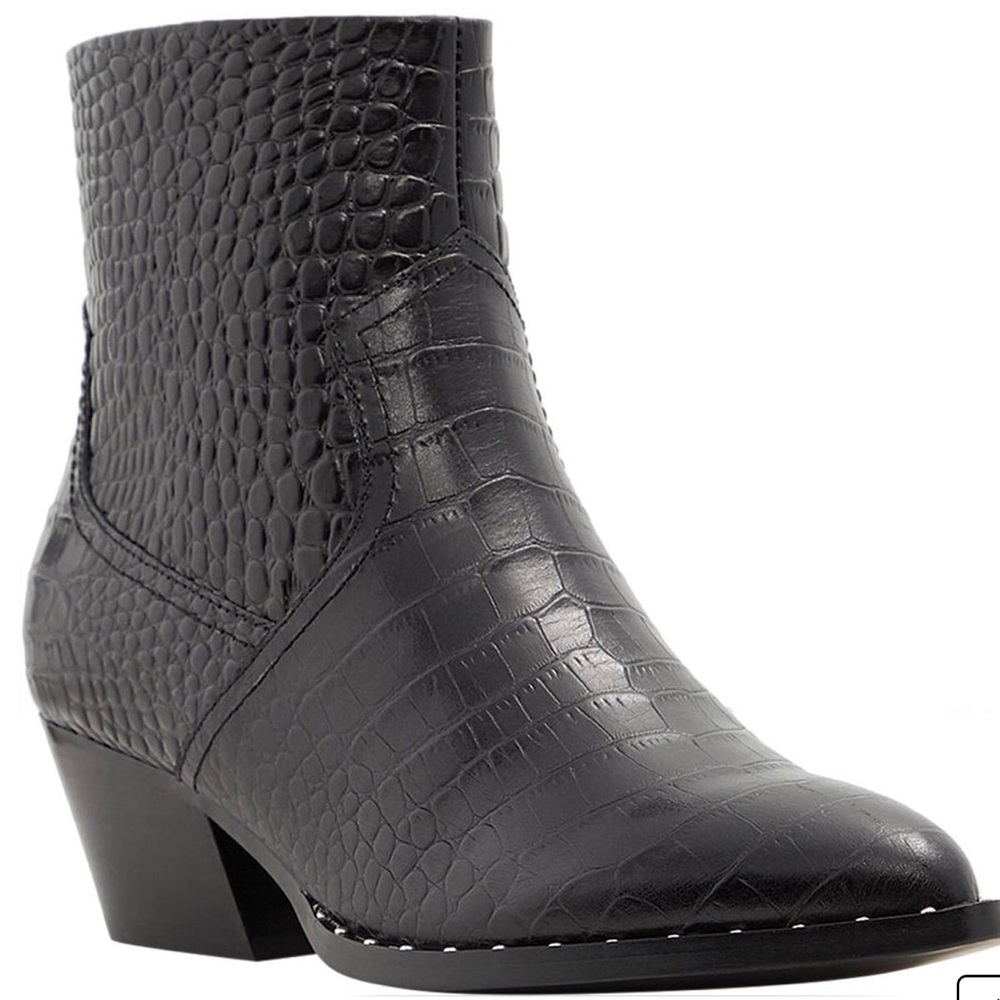 Aldo snake print ankle boots size 8